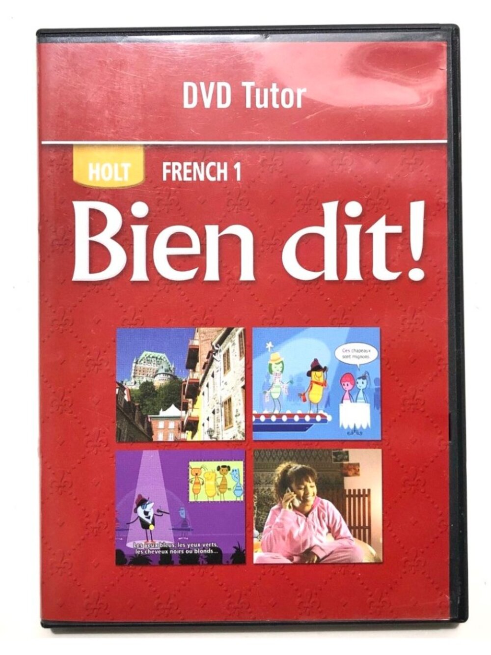 Bien Dit! French 1 DVD Tutor Holt Rinehart Winston DVD-ROM 9780030769672
